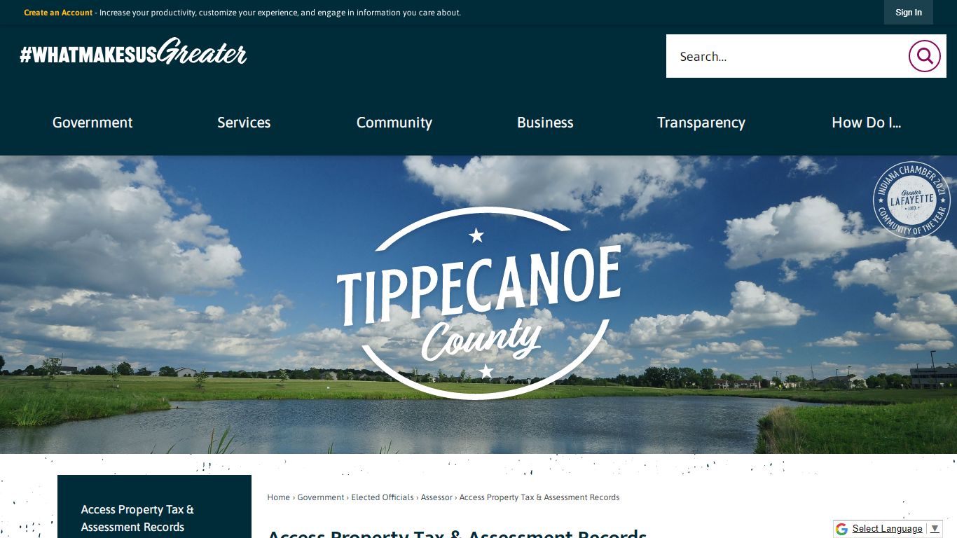 Access Property Tax & Assessment Records | Tippecanoe County, IN - Indiana